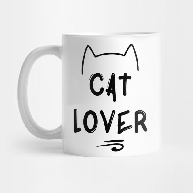 Cat Lover - Black by quotysalad